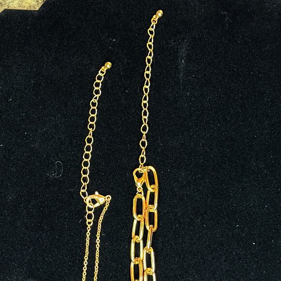 Nasty Gal Recycled Moonlight Dual Layered Necklace Set - Picture 5 of 7